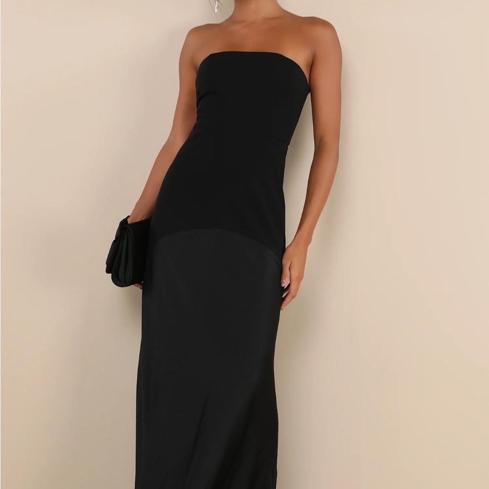 Lulus Compelling Style Black Dress